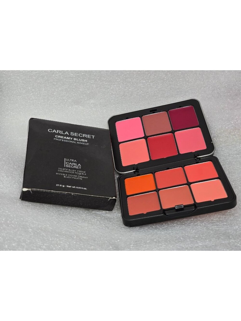 Carla Secret Creamy Blush Palette Professional Makeup Assorted Shades